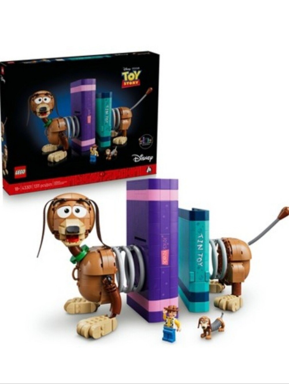 NIB LEGO Disney Pixar Toy Story Slinky Dog Bookends Set 43301 - Brand New Sealed